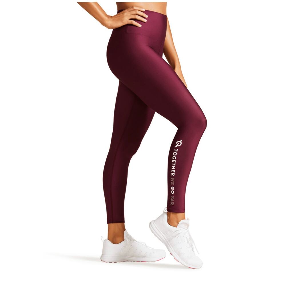 NEW Peloton XS Flex Leggings Shiny Berry Red Pelaton Peleton Tight Workout Gym